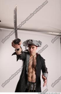 29 JACK DEAD PIRATE STANDING POSE WITH SWORD